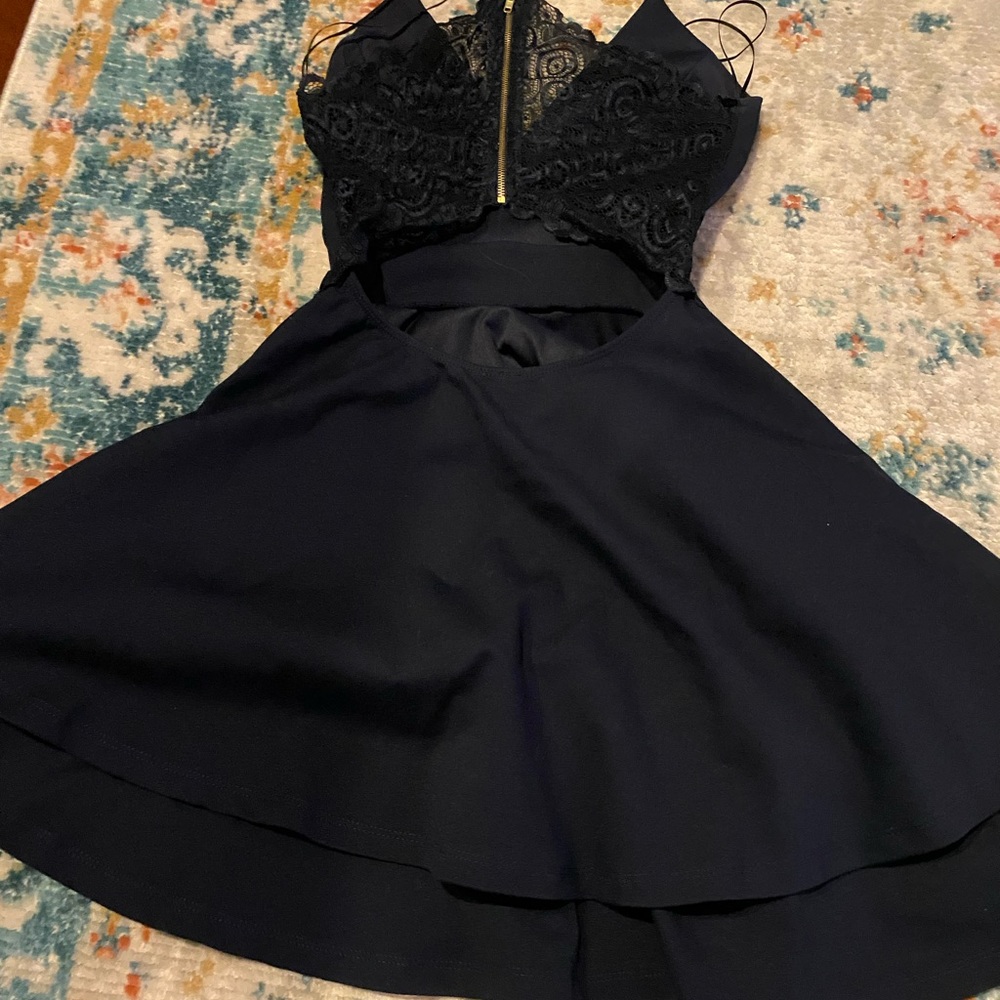 Navy blue dress